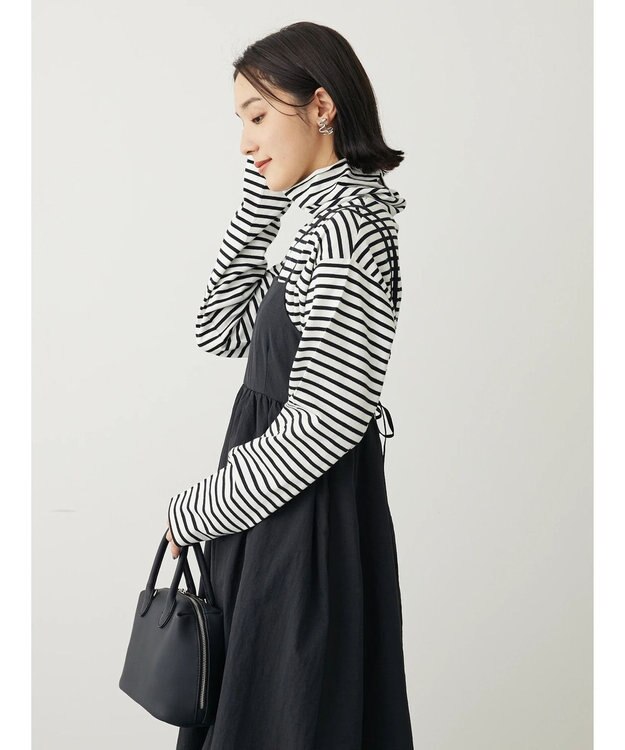 Green Parks ・ＥＬＥＮＣＡＲＥ　ＤＵＥ　バルーンキャミワンピース Black