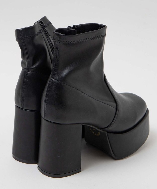 WEGO ストーム付きストレッチショートブーツ ブラック