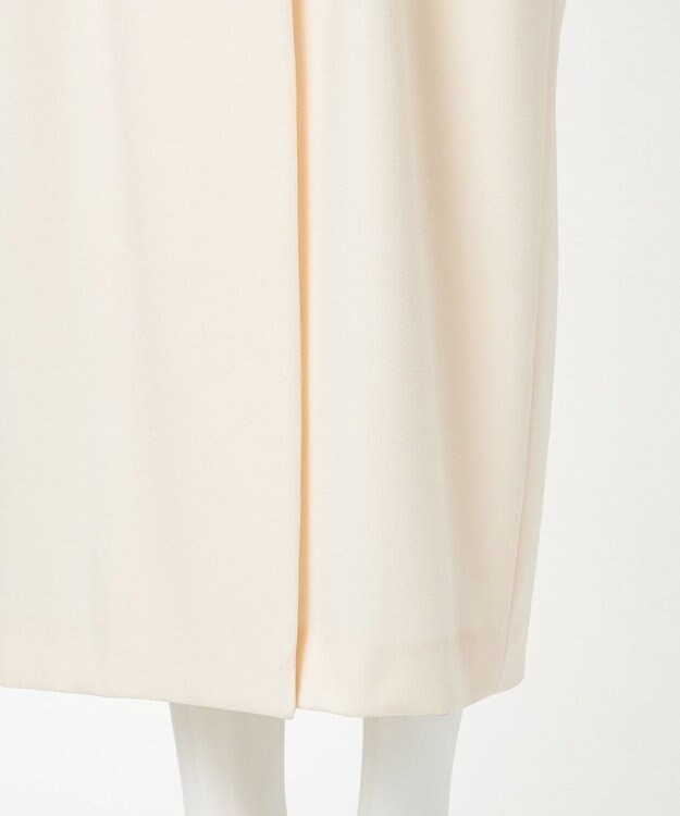 23区 【エステータ】マットクレープジョーゼット ワンピース エクリュ