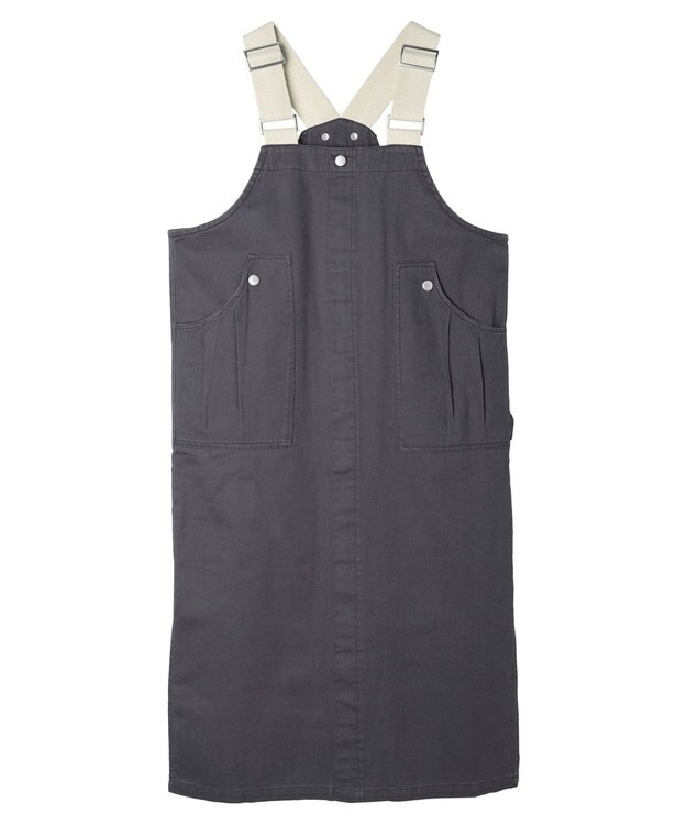 Green Parks ・ＳＵＧＡＲ　ＳＰＯＯＮ　ペインターサロペットスカート Charcoal Gray