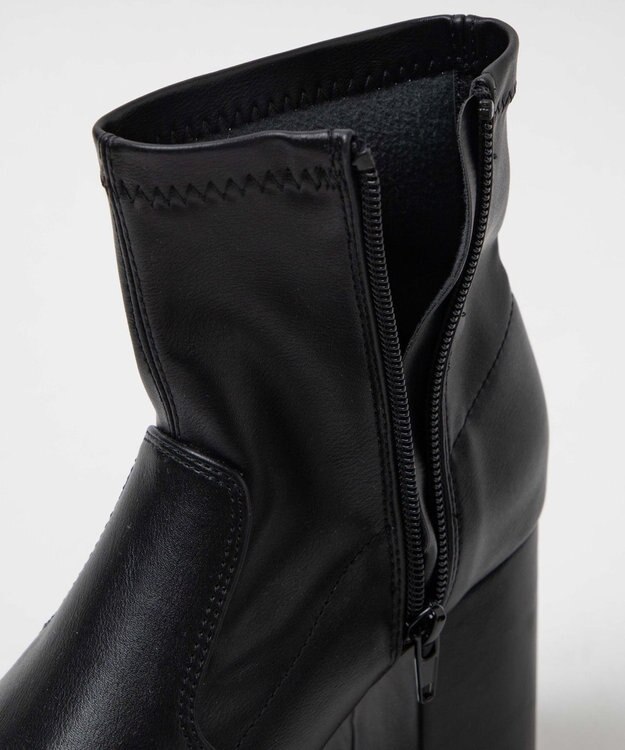 WEGO ストーム付きストレッチショートブーツ ブラック