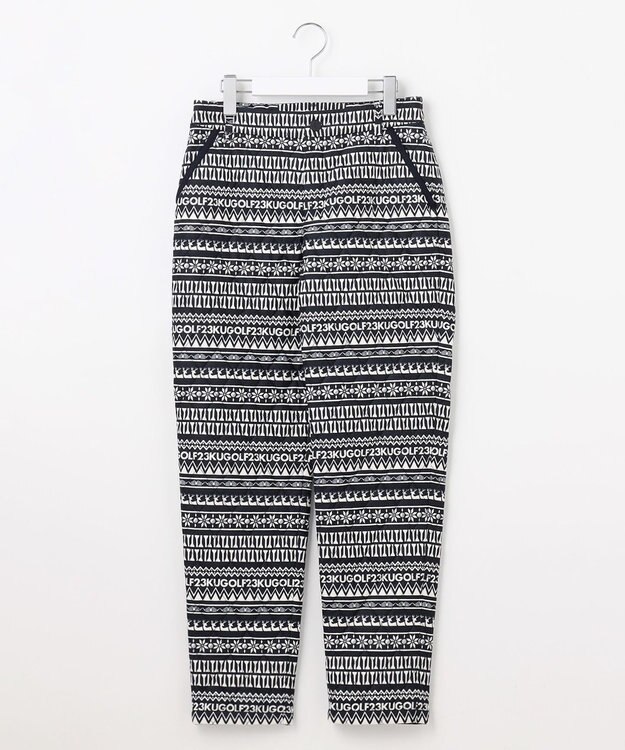 23区GOLF 【WOMEN】ノルディック柄 キルトパンツ ライトグレー系5