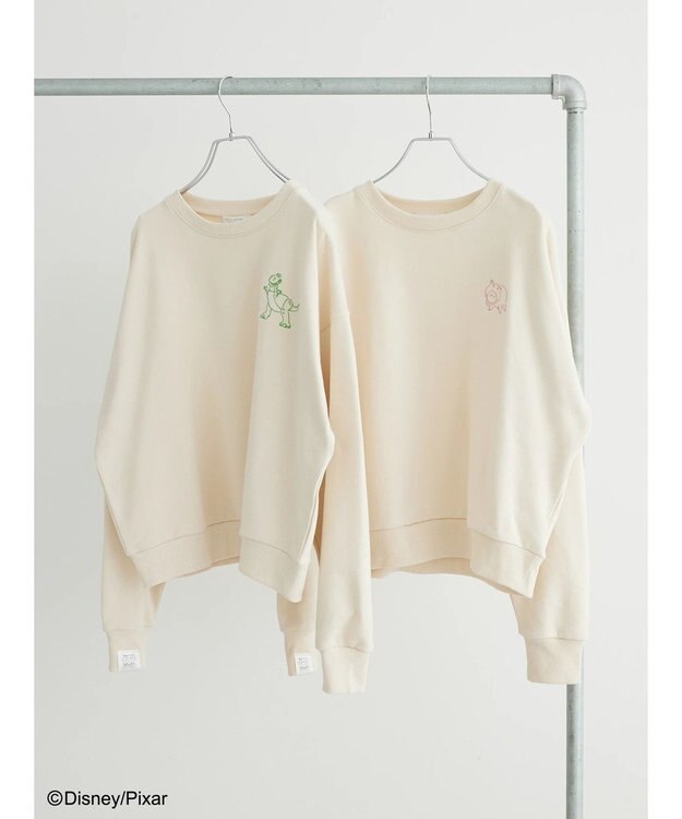 Green Parks ＴＯＹ　ＳＴＯＲＹ／ワンポイント裏毛スウェット Pink