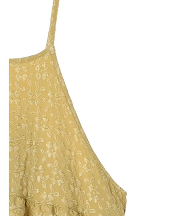 Green Parks ・Ｐｅｔｉｔ　Ｆｌｅｕｒフラワージャカードキャミワンピ Yellow