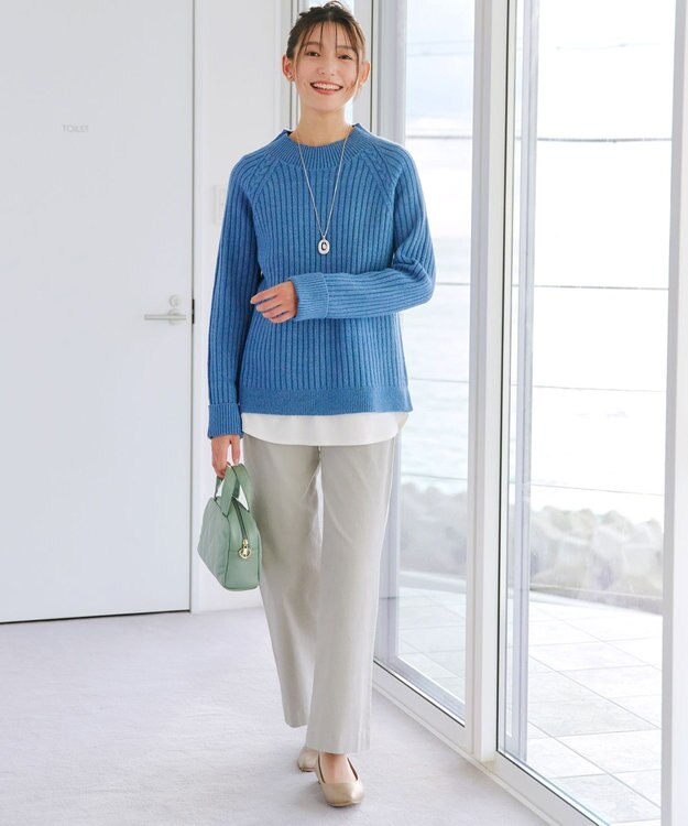 Tiaclasse コーデュロイパンツ ライトグレー