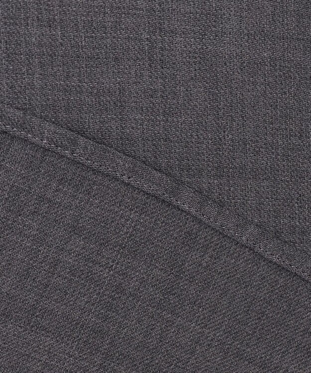 自由区 【セットアップ対応・洗える】ハイツイストビエラフロントフリル ブラウス TOPグレー