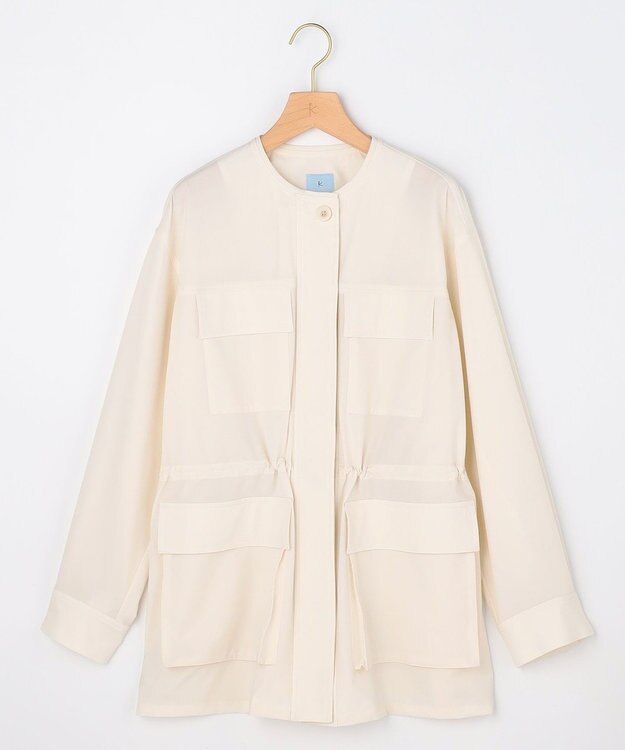 組曲 【先行予約】リップストップ ジャケット アイボリー系