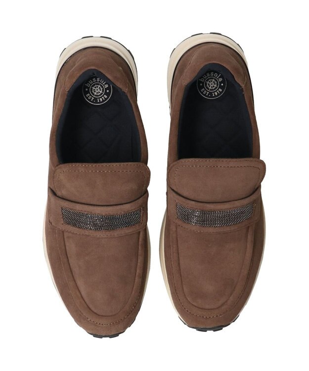 INTER-CHAUSSURES 【BUSSOLA】ローファースニーカー オークスウェード