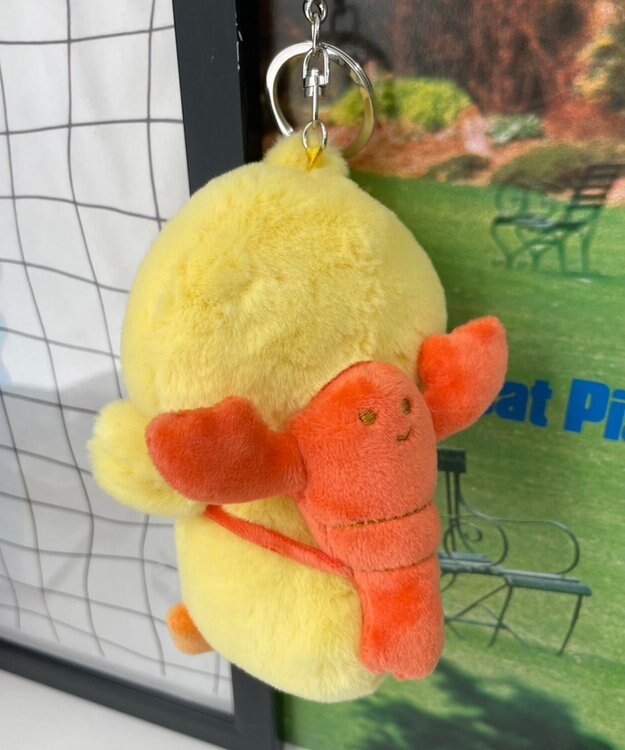 WEGO まゆげひよこぬいぐるみキーホルダー 柄3