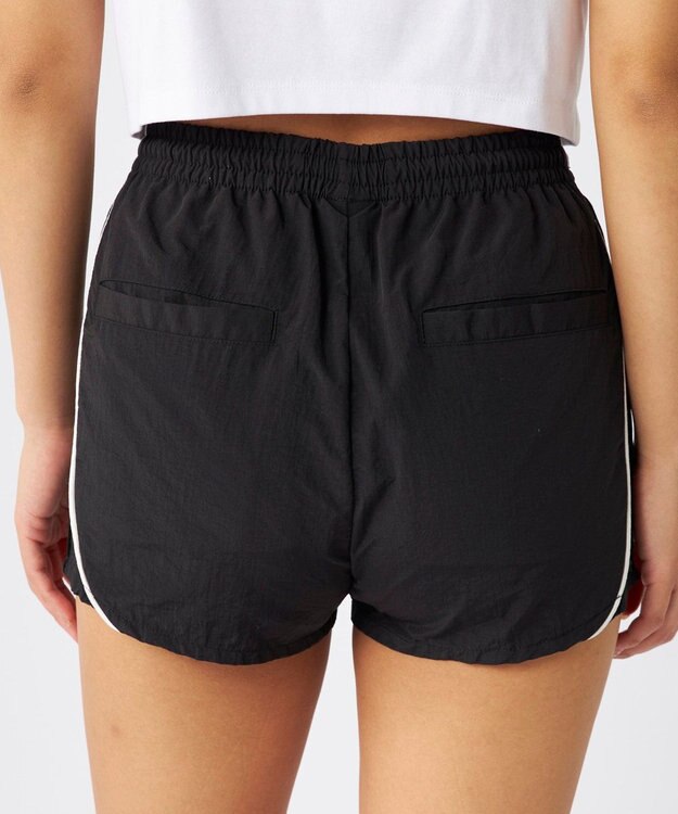 OP／FILA 【Kappa】テープデザインショートパンツ ブラック