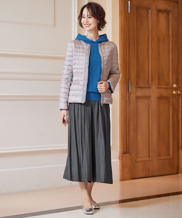 自由区 【XSサイズ~】ブライトダウン ジャケット グレー系