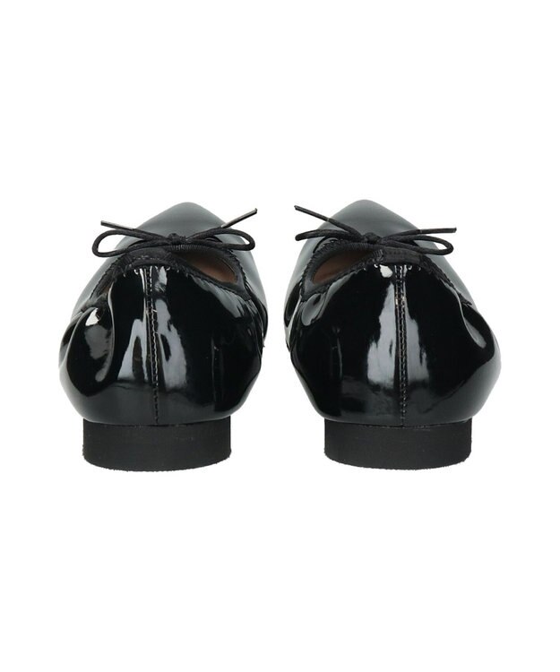 Bridget Birkin 【Bridget Birkin】ポインテッドトゥバレエシューズ ブラックエナメル