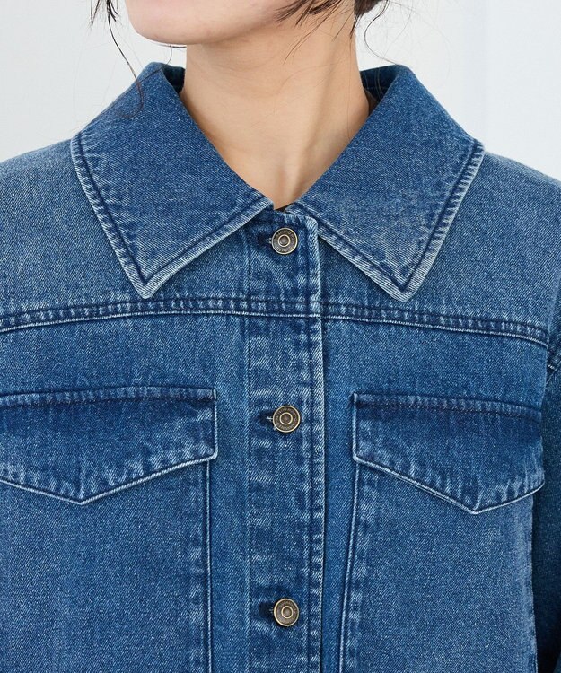 CRAFT STANDARD BOUTIQUE ワークシャツブルゾン Indigo