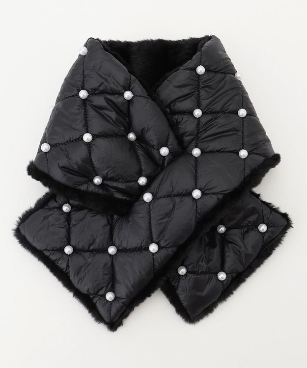 TOCCA 【リバーシブル】PEARL FUR REVERSIBLE TIPPET ティペット ブラック系