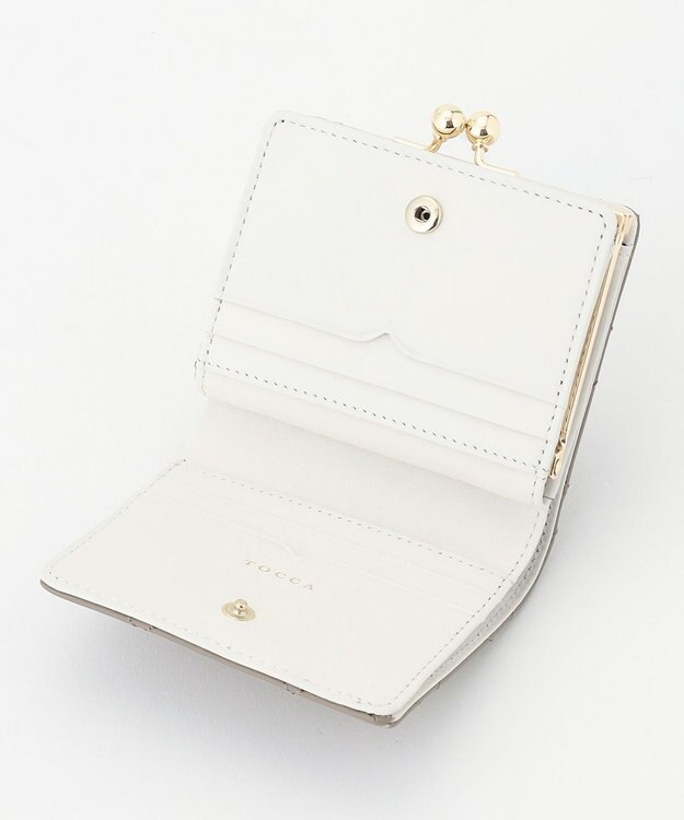 TOCCA 【新色ブルー登場】PILA BIFOLDWALLET 財布 ベージュ系