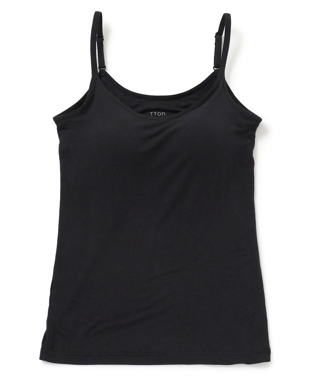 23区GOLF 【WOMEN】TTON【選べるマイサイズ】なめらかレーヨンカップ付キャミソール ブラック系