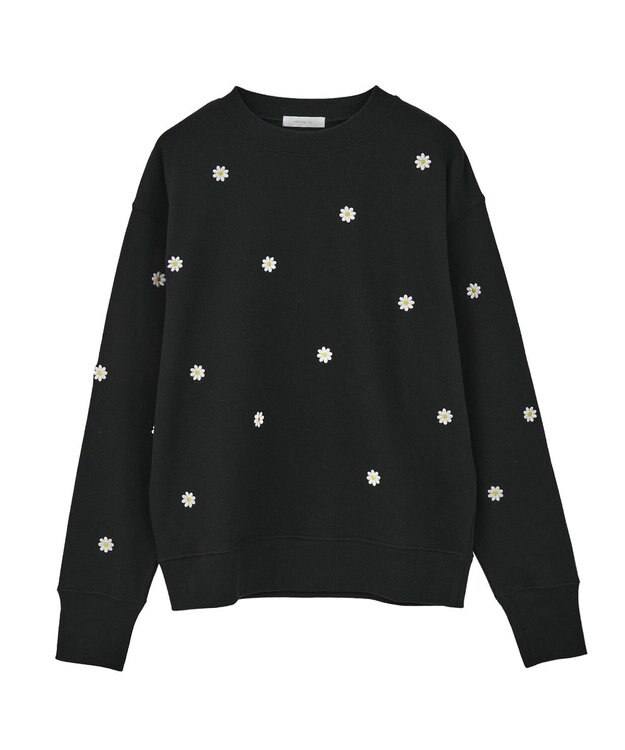 swing by デイジー刺繍スウェット / Green Parks
