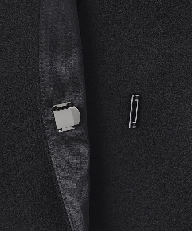 23区 【APPLAUDIR】クリアジョーゼット ジャケット ブラック系