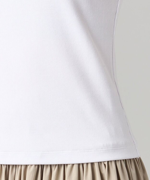 Chacott ソフトリブTシャツ ホワイト