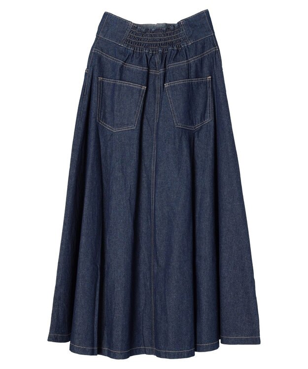 Green Parks ・ＳＵＧＡＲ　ＳＰＯＯＮ　コルセット風フレアスカート One Wash