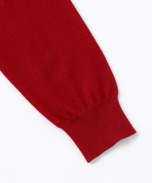 UNFILO MENS 【男女兼用】ライトウォームクルーネックニット レッド