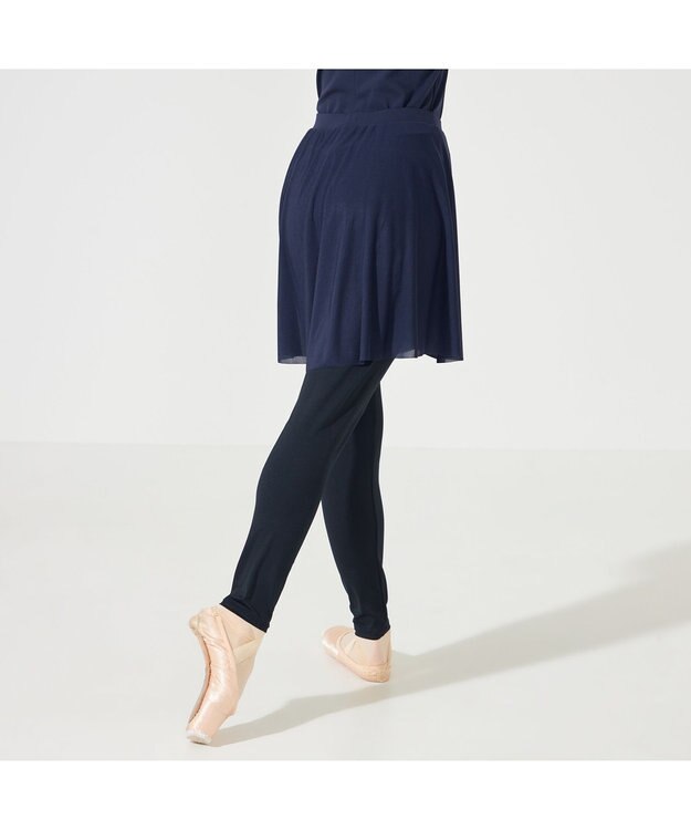 Chacott スカート付レギンス ネイビー
