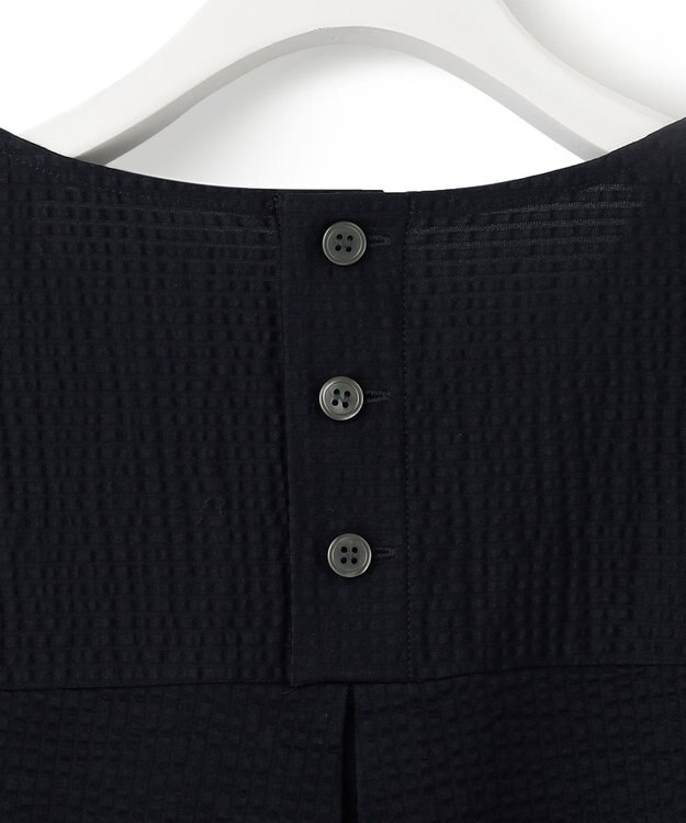 23区 【洗える】サッカーストライプ カットソー ネイビー系