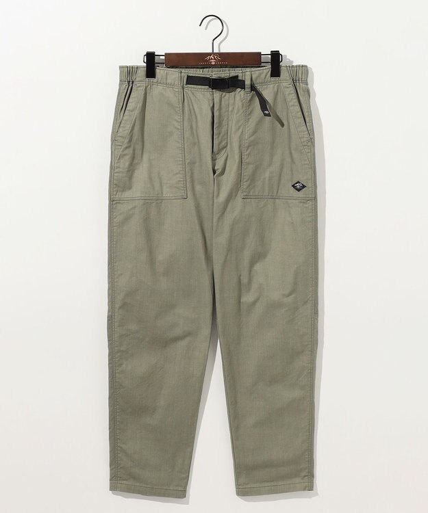 JOSEPH ABBOUD MOUNTAIN 【JAPANファブリック/ストレッチ】ビックライズストレッチ ベイカー パンツ カーキ系