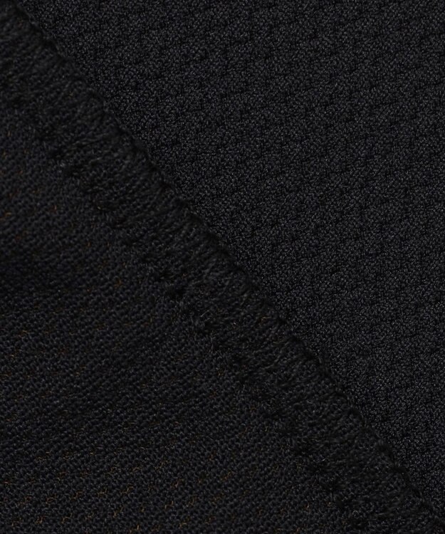 PW CIRCULUS 【MEN】ベースボールカラーポロシャツ ブラック系