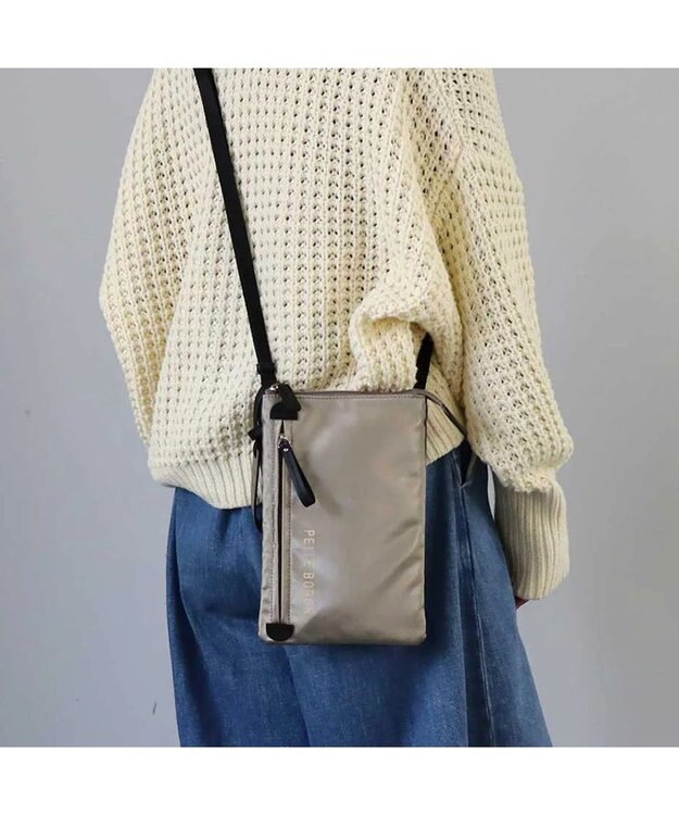 PELLE BORSA 縦型ポシェット Cheers チアーズ 5205 トープ