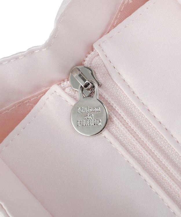 Maison de FLEUR ギャザーハンドルキルティングキャリーオンバッグ Light Pink