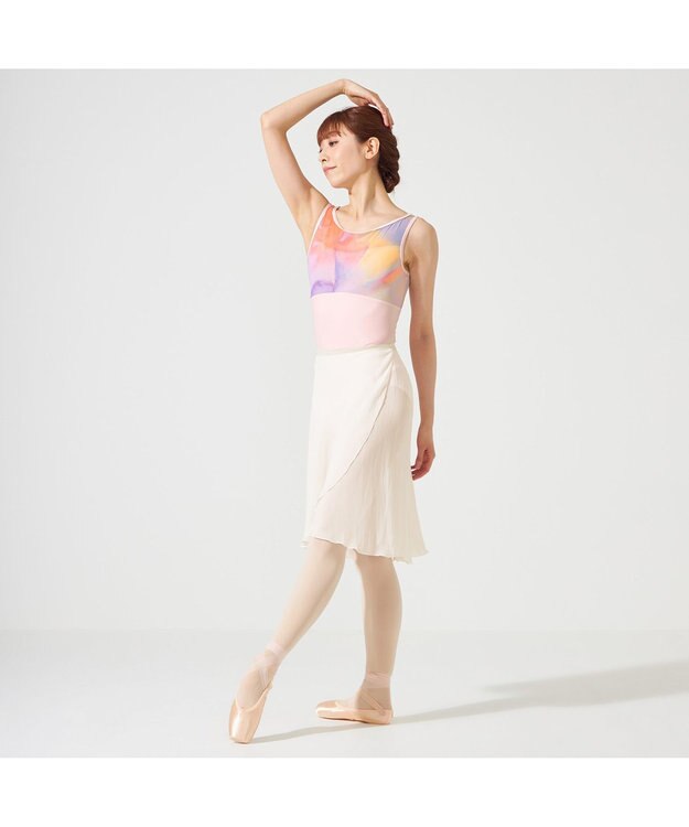 チャコットNOZOMI YUASA ノースリーブレオタード スカートセット