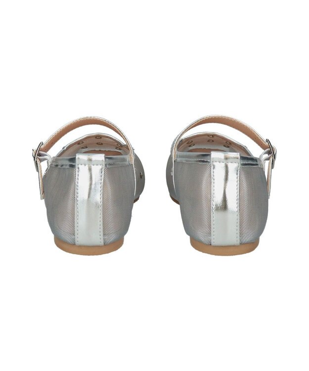 Bridget Birkin 【Bridget Birkin】ドットビジューチュールフラットシューズ シルバー雑材