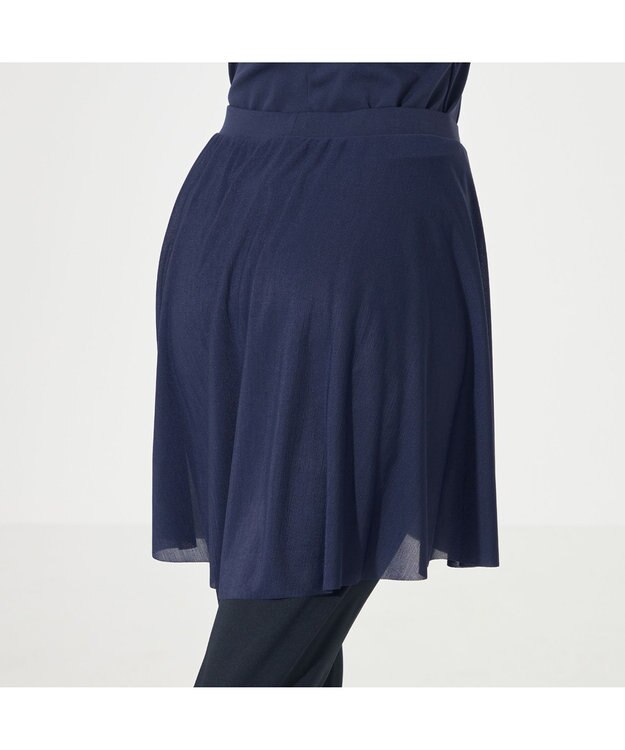 Chacott スカート付レギンス ネイビー