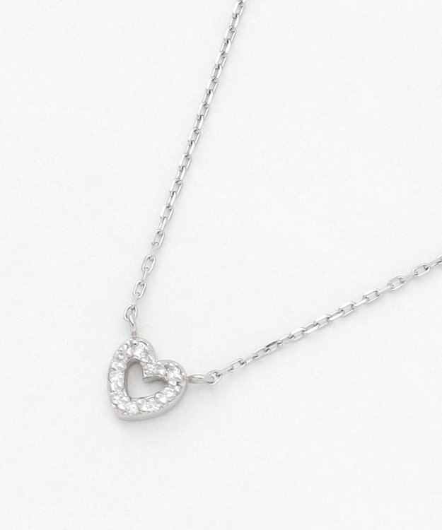 TOCCA 【WEB限定】IN YOUR HEART NECKLACE プラチナ ダイヤモンド ネックレス プラチナ系