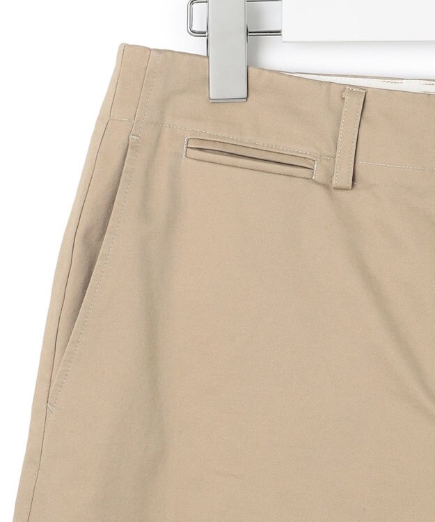 23区 コットンギャバ チノ パンツ ベージュ