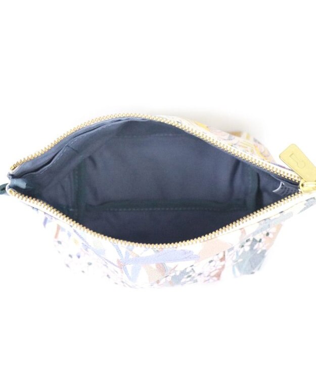 Regalo Felice 【リバティ / 撥水素材】ポーチ大 / REGALO WH(ホワイト)