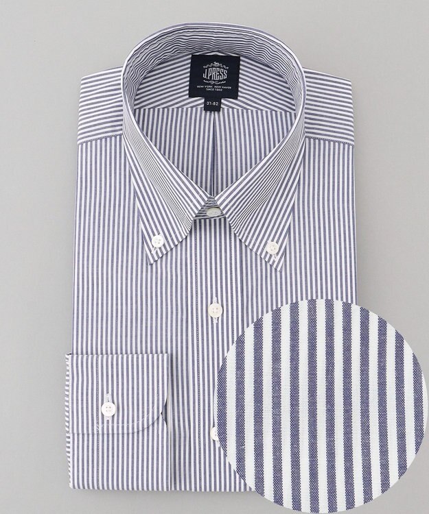 J.PRESS MEN 【WEB・一部店舗限定】ロンドンストライプシャツ/B.D. ネイビー系1