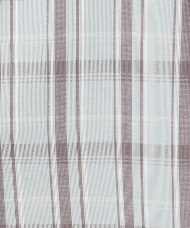 ANY SIS S 【洗える】ピケチェックT ブラウス ライトグリーン系3