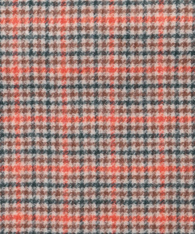 J.PRESS MEN リバーシブルカシミヤ チェックマフラー ベージュ系3