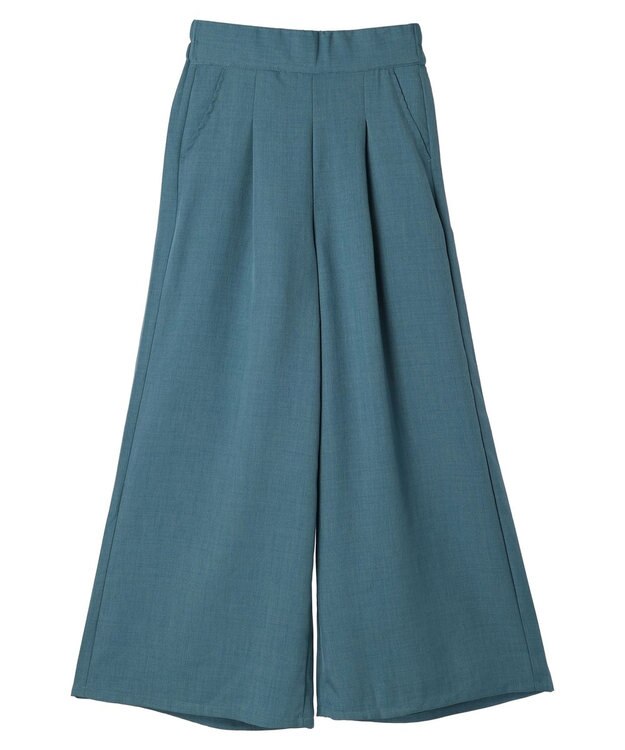 Green Parks ・ＥＬＥＮＣＡＲＥ　ＤＵＥ　リネンライクワイドパンツ Green