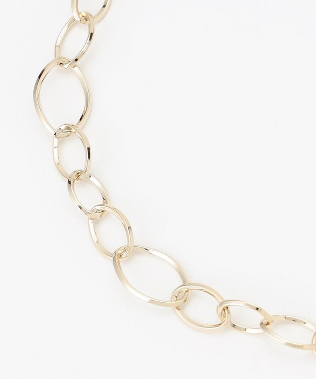 J.PRESS LADIES 【WEB限定】ボリュームチェーン ネックレス ゴールド系