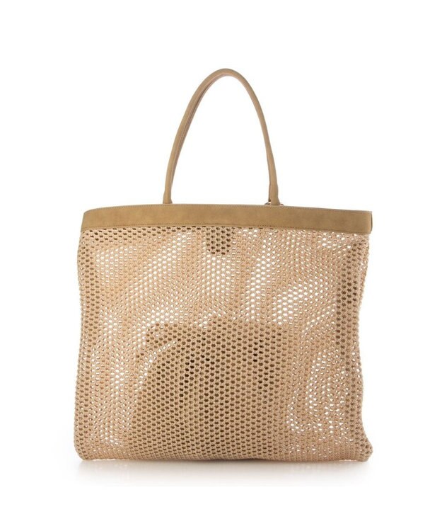 UNBILLION カカトゥ kakatoo / メッシュスクエアバッグ ベージュ