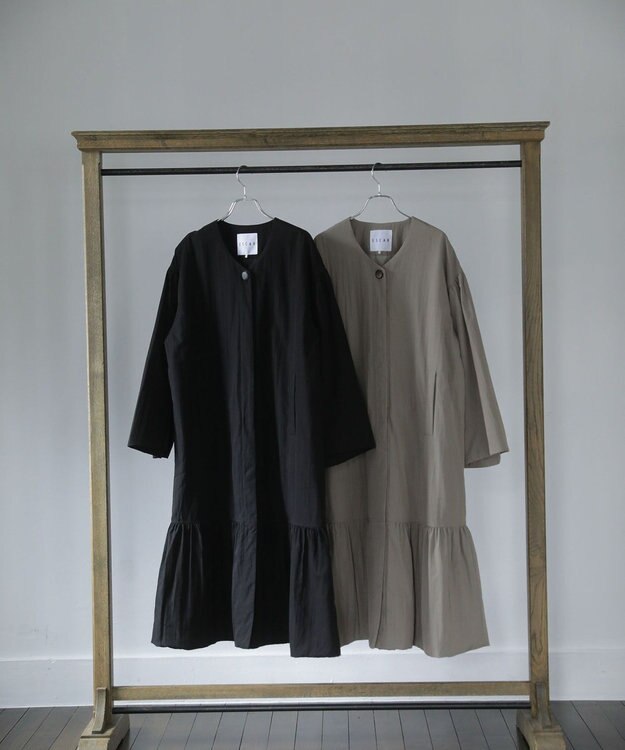 Green Parks ■ＥＳＣＡＲ　パディングロングコート Gray Beige