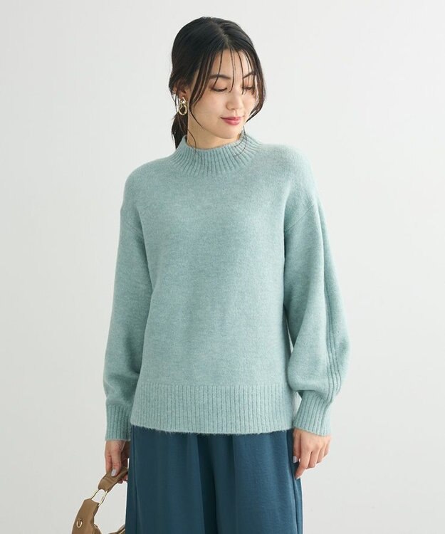 Green Parks ｆｕｗａっと　ニットプルオーバー Light Green