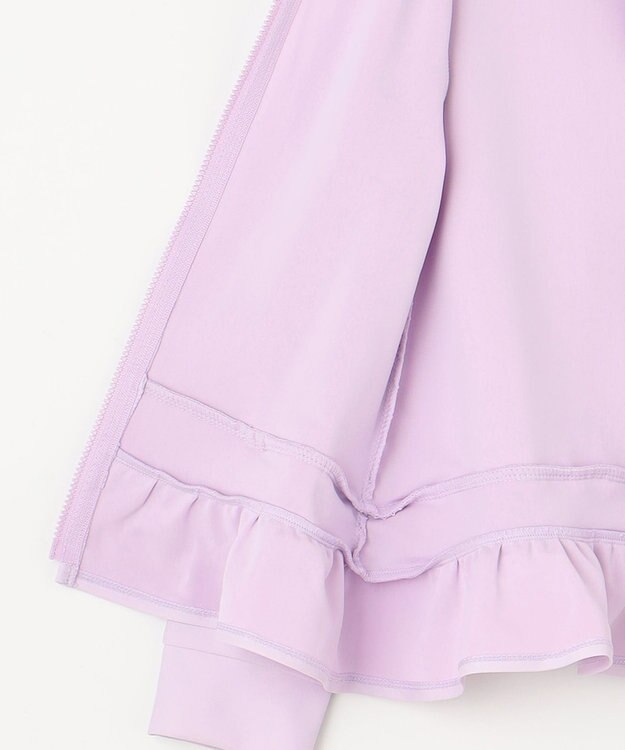 ANY KIDS 裾フリル ラッシュガード ラベンダー