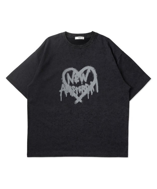 WEGO 【ユニセックス着用ITEM】スノーダイグラフィックT ブラック