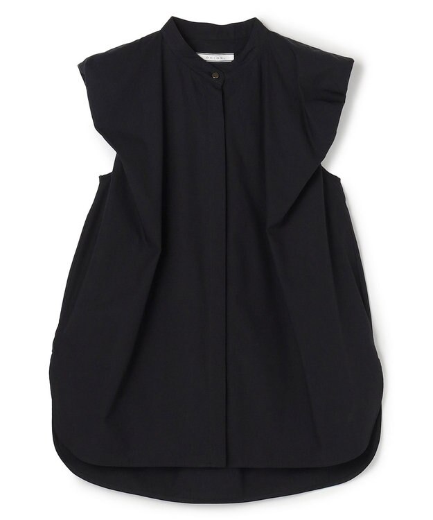 BEIGE， MALLOW / コットンタック バルーンスリーブブラウス Black