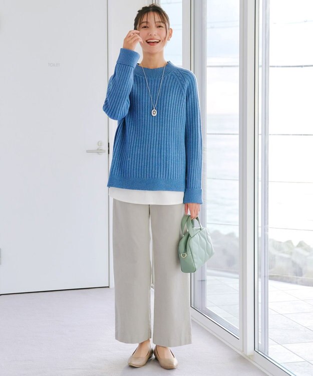 Tiaclasse コーデュロイパンツ ライトグレー