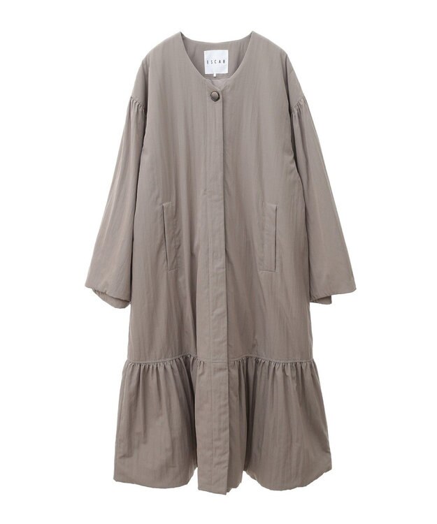 Green Parks ■ＥＳＣＡＲ　パディングロングコート Gray Beige